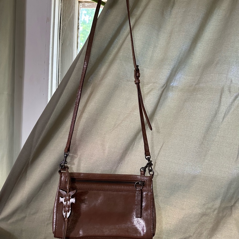 Frye Silver multi crossbody